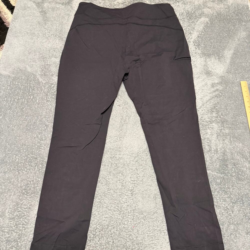 Duluth Trading NoGA Classic Slim Leg Pants Women XXL x 33 Black Casual 15770 - Picture 3 of 11